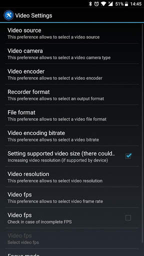 Background Video Recorder (free) screenshot 4