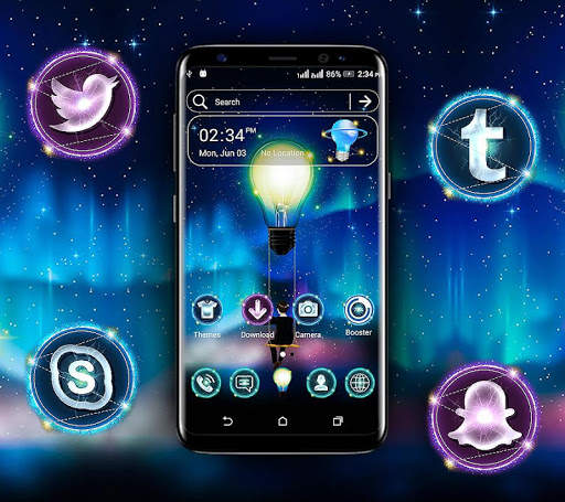 Light Bulb Launcher Theme screenshot 1