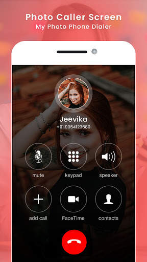 Photo Caller Screen - My Photo Phone Dialer скриншот 6