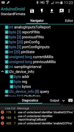 ArduinoDroid - Arduino/ESP8266/ESP32 IDE screenshot 2