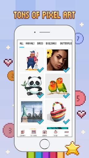 Color by Number - Love Pixel screenshot 2