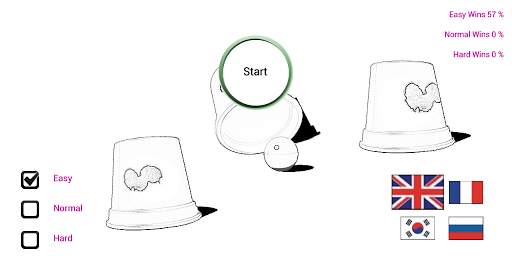 Time Killer: Thimbles Lite screenshot 1