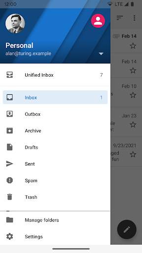 K-9 Mail screenshot 1