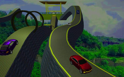 Impossible Classic Car Track Racing Simulator screenshot 1