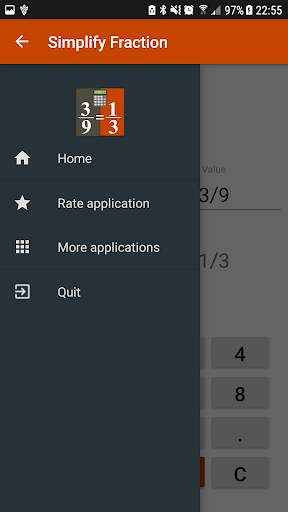 Simplify Fraction Calculator 2 تصوير الشاشة