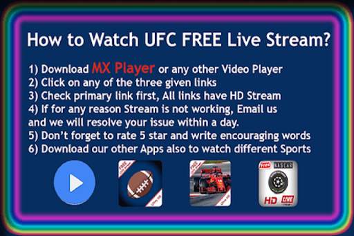 UFC Live Stream - Boxing live Streaming app screenshot 1