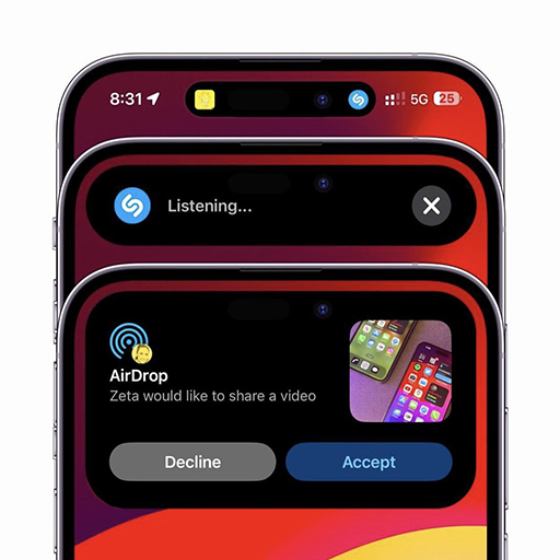 iOS Dynamic Island iPhone 15 icon