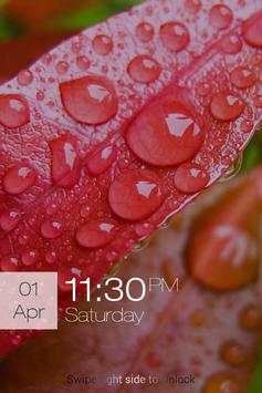 Lock Screen - Water Droplet 7 تصوير الشاشة