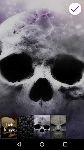 Scary Skull Lock Screen 8 تصوير الشاشة