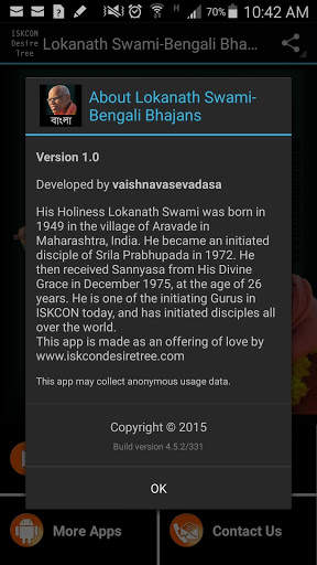Lokanath Swami-Bengali Bhajans screenshot 5