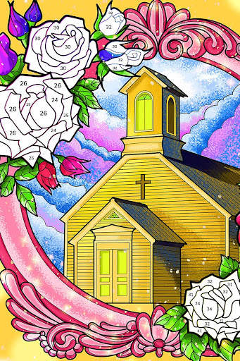 Bible Coloring Paint By Number screenshot 13