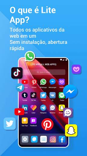 Lite App - Todos os aplicativos em 1, 2 Contas screenshot 2