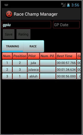 Race Champ Manager screenshot 3