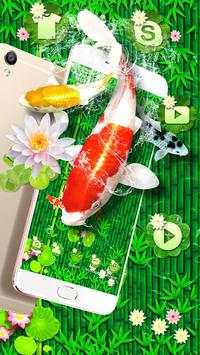 3D Koi Fish Bamboo Theme🐟 screenshot 2