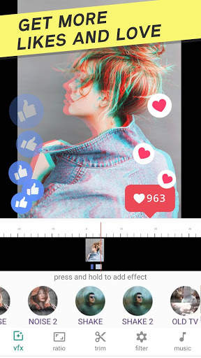 vMotion Glitch - Video Editor screenshot 8