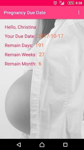 Pregnancy Due Date Calculator screenshot 4