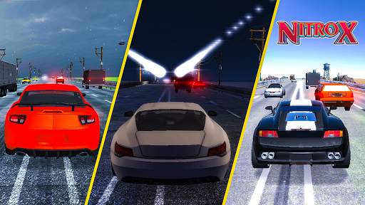 Balap Mobil Jalan Raya NitroX - Car Race Simulator screenshot 1