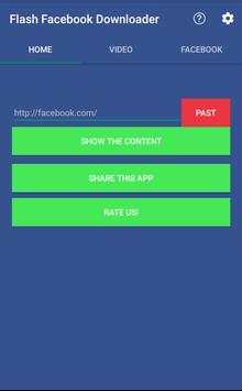 Flash FB Video Download And Easy Use screenshot 2
