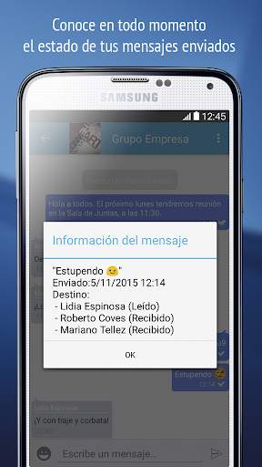 Query Messenger: Mensajería interna para empresas screenshot 5