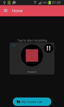 Voice Changer and Recorder screenshot 4