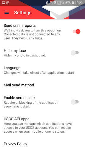 Mobile USOS PB screenshot 7