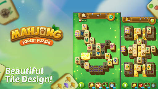 Mahjong Forest Puzzle скриншот 2