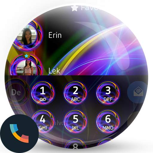 Theme Dialer Neon Abstract 400