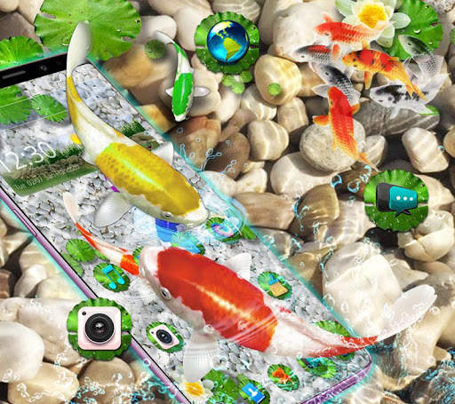 Natural Koi Fish Theme screenshot 2