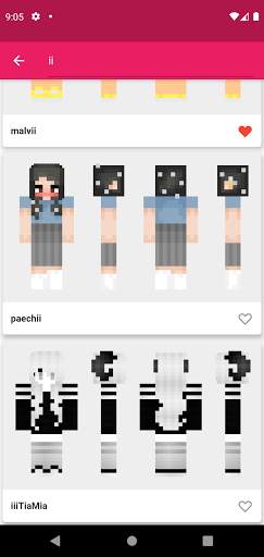 Girl skins for minecraft screenshot 4