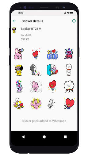 BT21 Sticker Free For Whatsapp screenshot 4