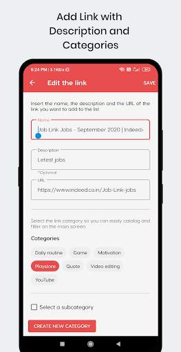 Link saver & Link manager : Bookmark Manager screenshot 2