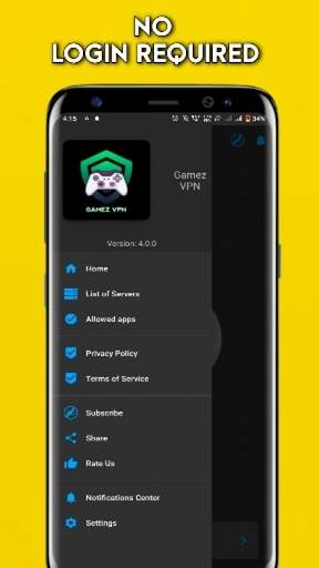 Gamez VPN - The Gaming VPN screenshot 5