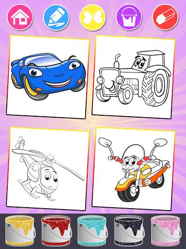 Cars Coloring Book for Kids screenshot 6
