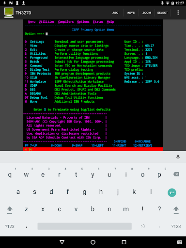 Mocha TN3270 Lite screenshot 6