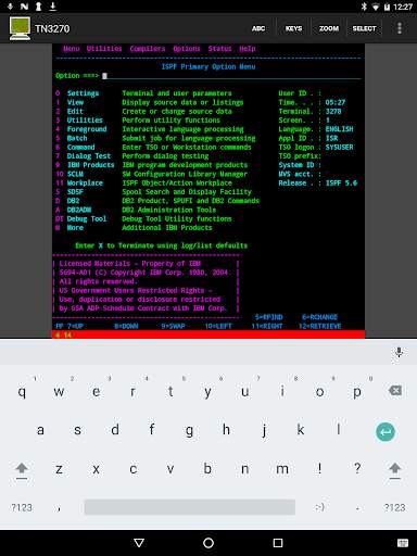 Mocha TN3270 Lite screenshot 6