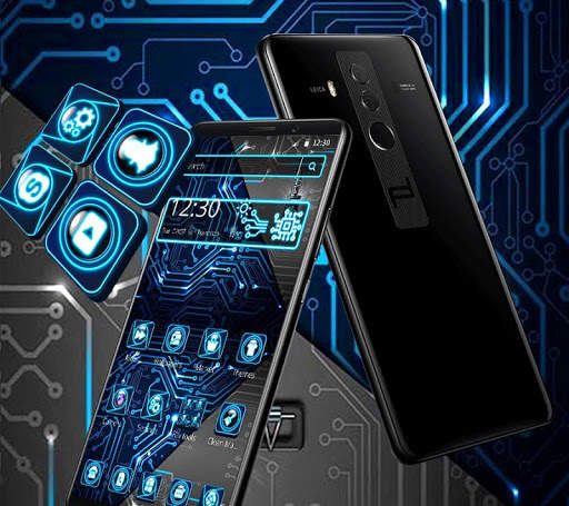 Neon Technology Launcher Theme screenshot 3
