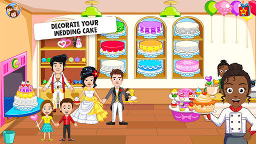 My Town: Wedding Day girl game screenshot 4