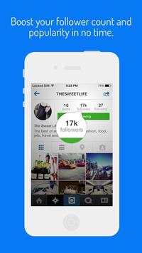 Increase Real Followers & Likes Booster #tag screenshot 1