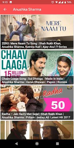 Bollywood Hindi HD Video Songs screenshot 6