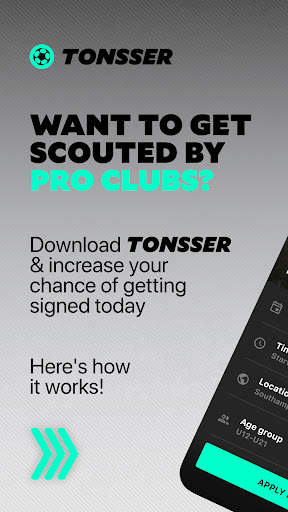 Tonsser Futebol screenshot 1