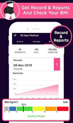 Buttocks workout in 30 days, Hips, Butt Workout screenshot 5