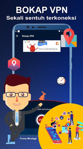 Bokap VPN Lite - VPN Gratis Anti Blokir screenshot 2