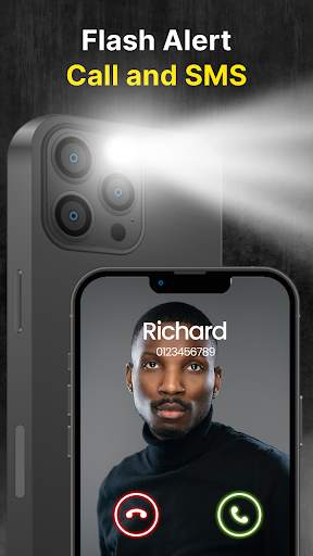 FlashLight App - Flash Alert screenshot 1