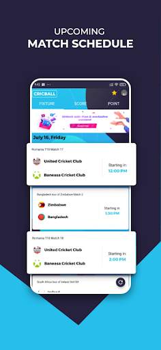 CricBall – Football & Cricket Live Score Update screenshot 2