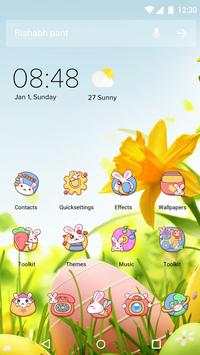 Spring Theme - Easter Bunny screenshot 1