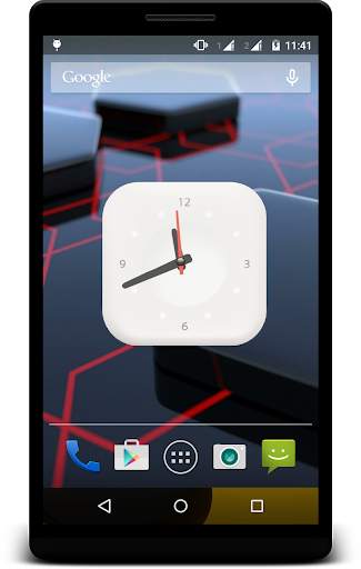 White Clock Live Wallpaper screenshot 7