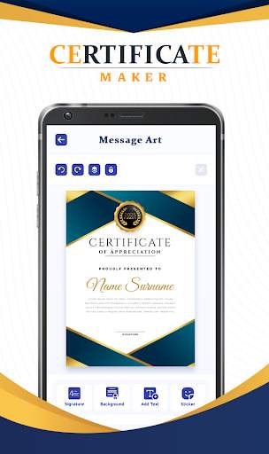 Certificate Maker Design screenshot 1