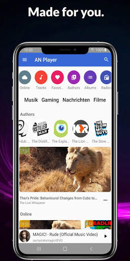 AN Player - Free Music, Movies & Radio 1 تصوير الشاشة