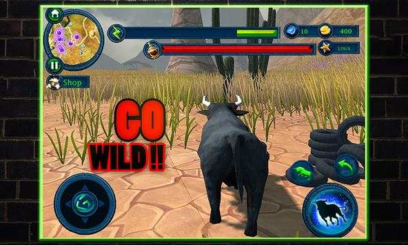 Angry Bull Fighting Game - Jungle Adventures 🐂 screenshot 2