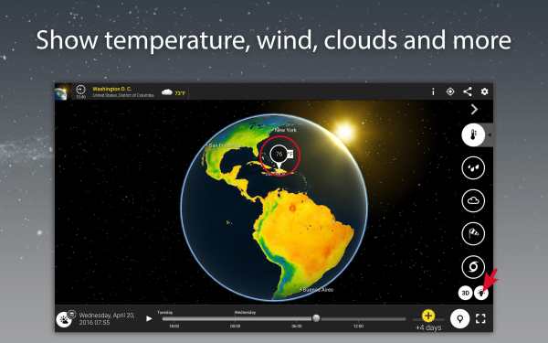 MeteoEarth 6 تصوير الشاشة